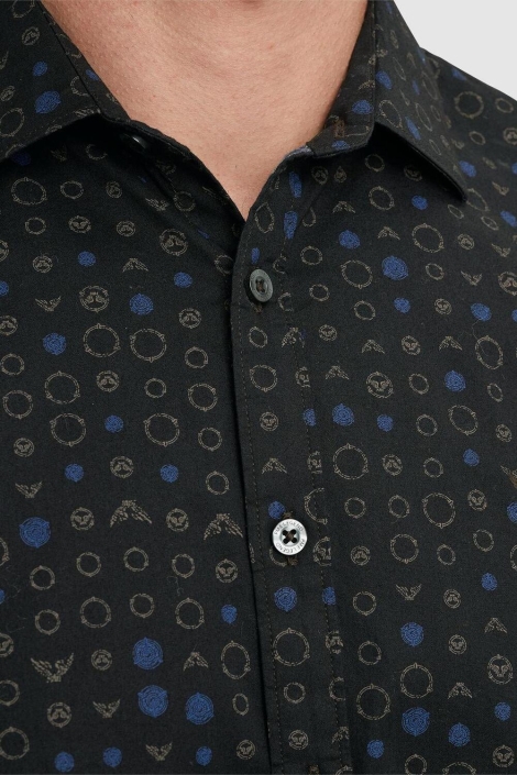 PME legend long sleeve shirt print on poplin